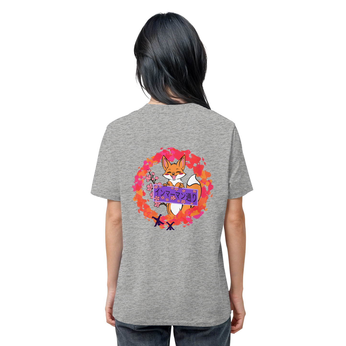 Japan - Fox - Red - Organic Shirt