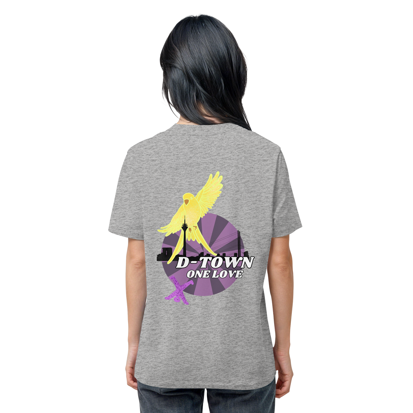 Rising Bird - Yellow - Organic Shirt