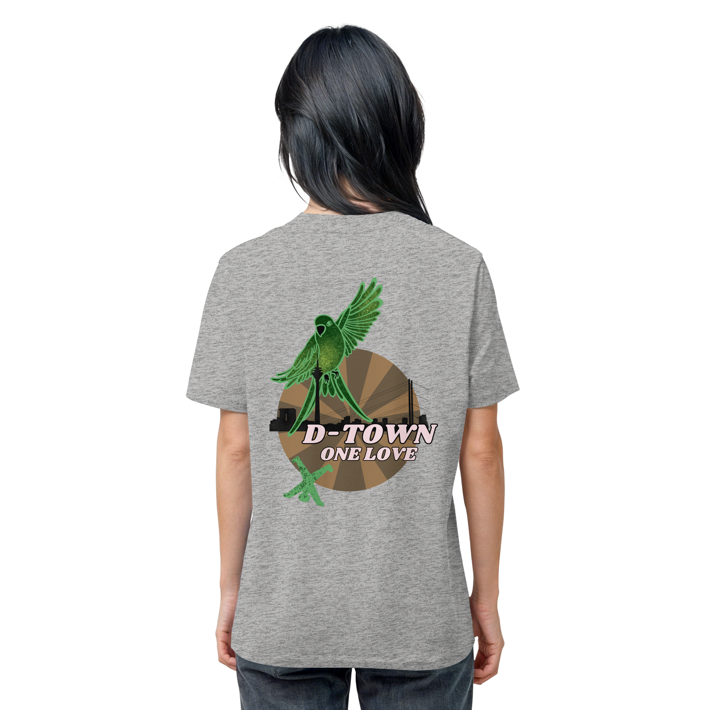 Rising Bird - Maron - Organic Shirt