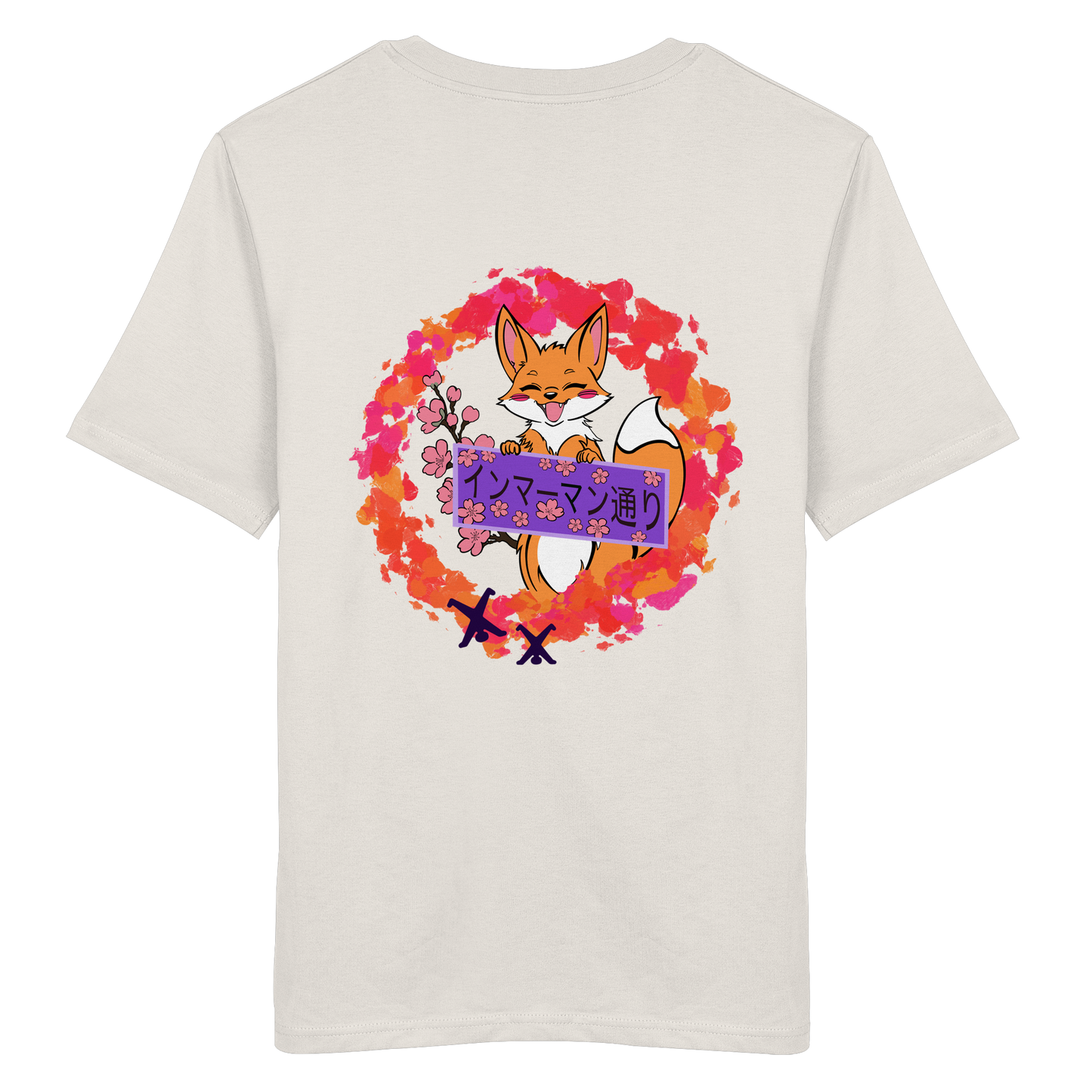 Japan - Fox - Red - Organic Shirt