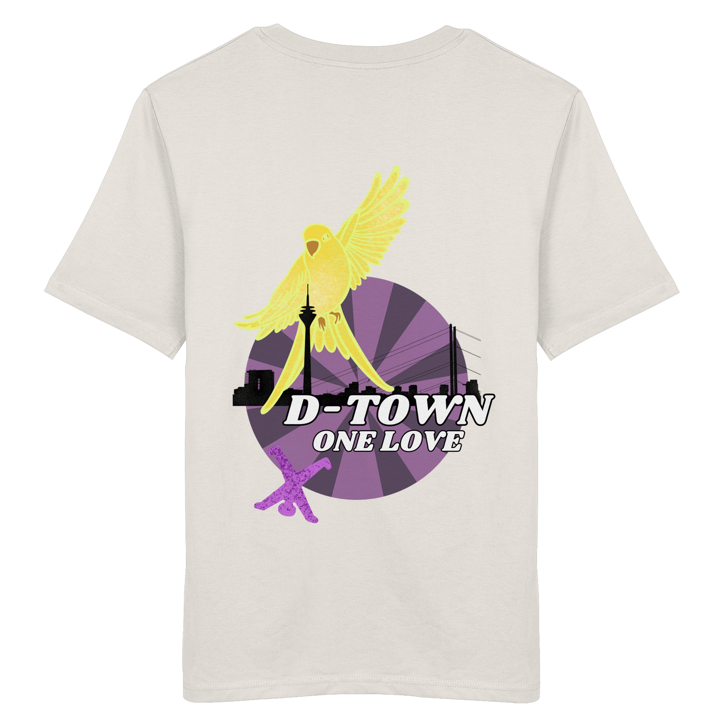Rising Bird - Yellow - Organic Shirt
