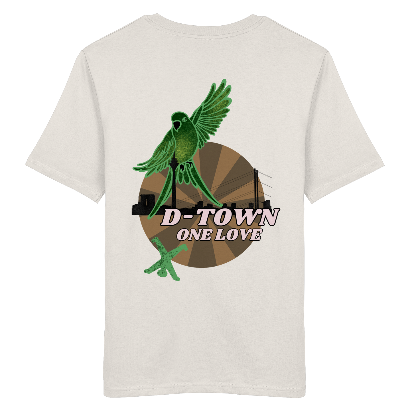 Rising Bird - Maron - Organic Shirt