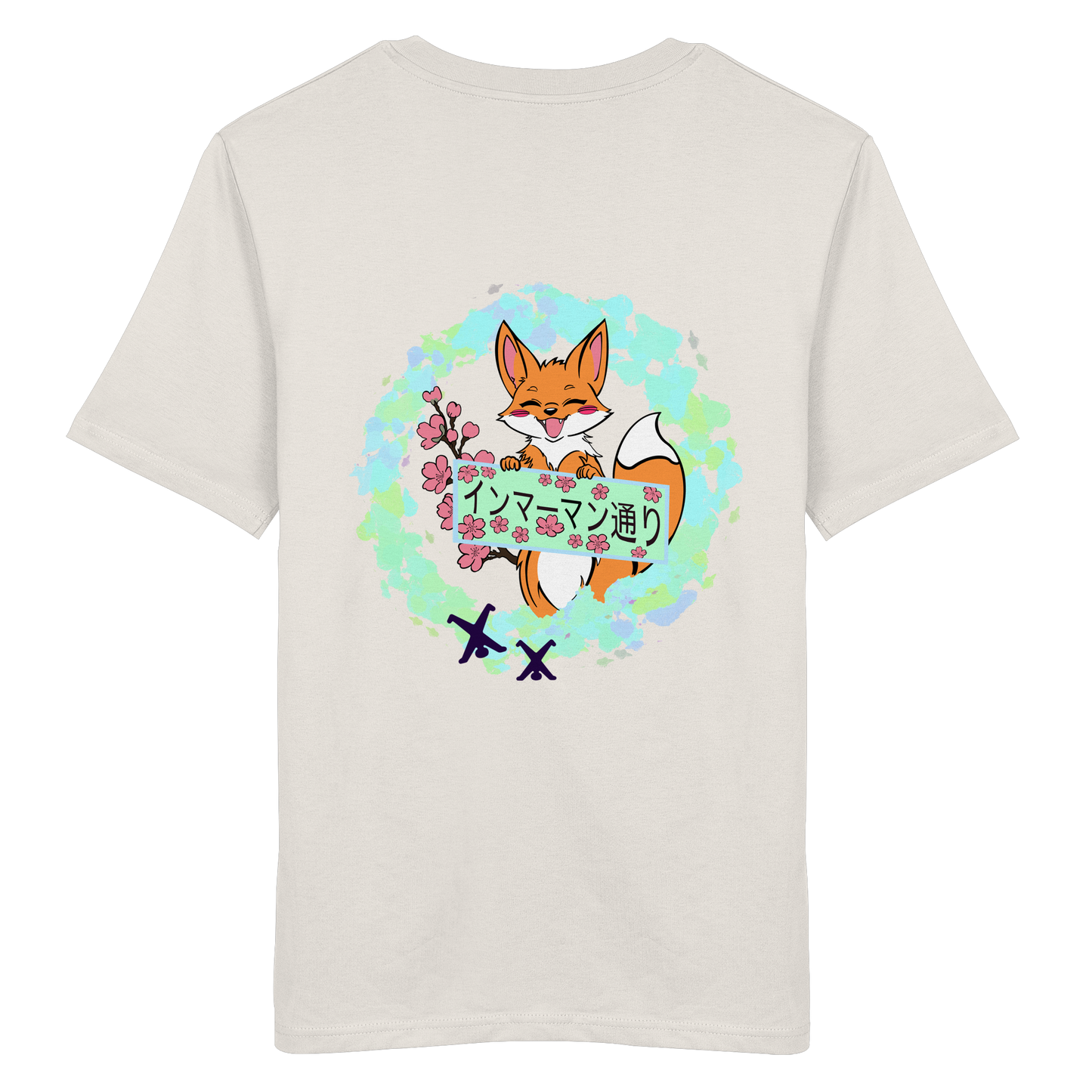 Japan - Fox - Green - Organic Shirt