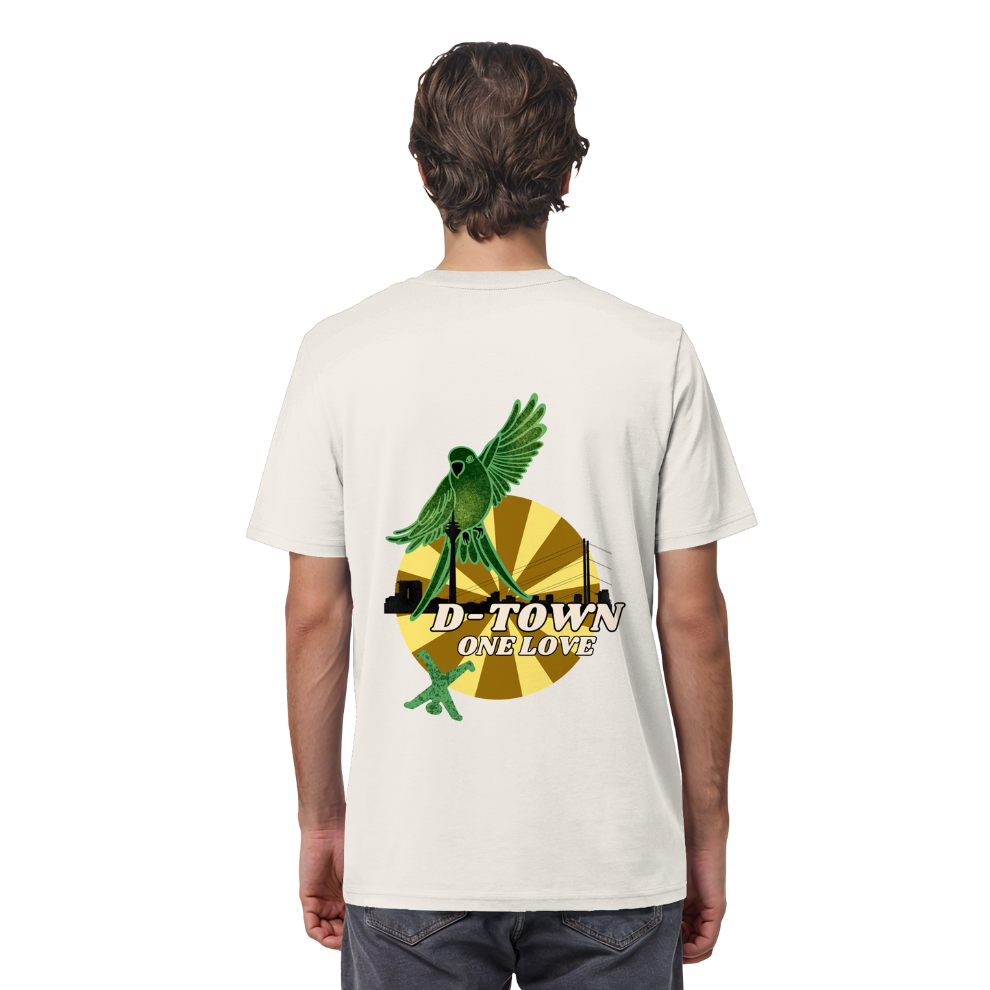 Rising Bird - Green - Organic Shirt