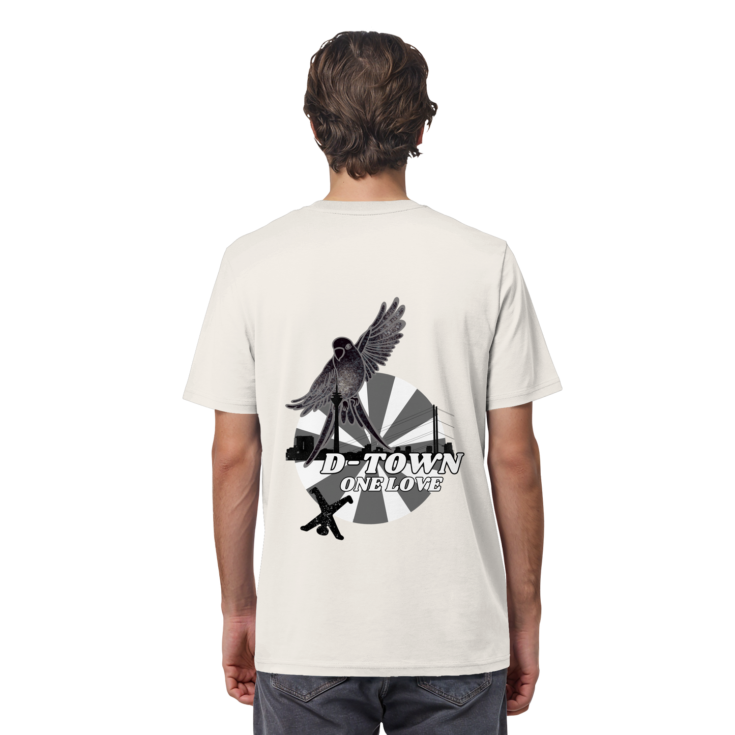 Rising Bird - Monochrome - Organic Shirt