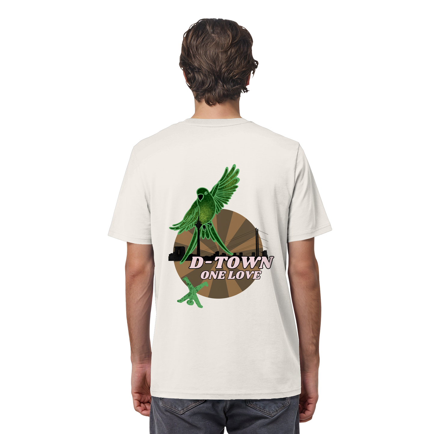 Rising Bird - Maron - Organic Shirt