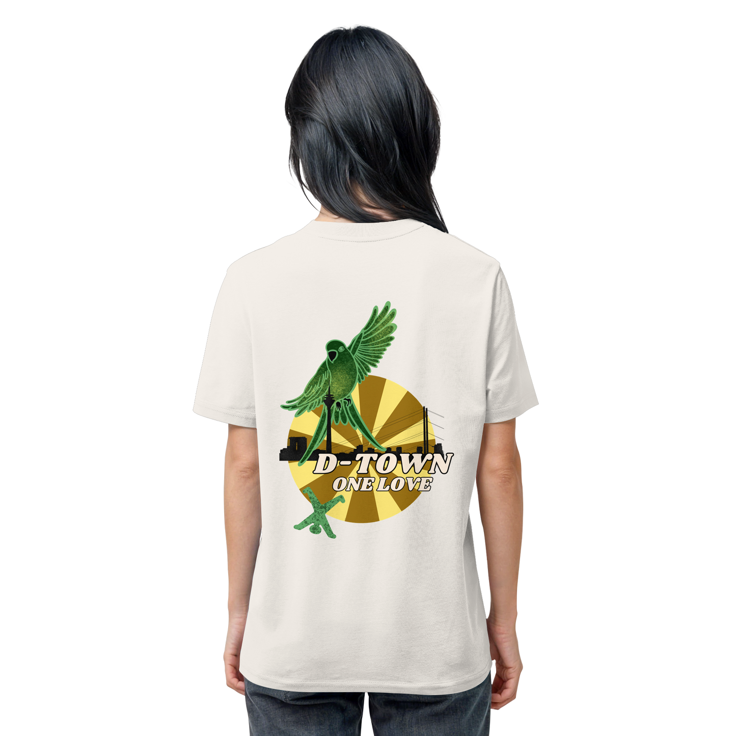 Rising Bird - Green - Organic Shirt