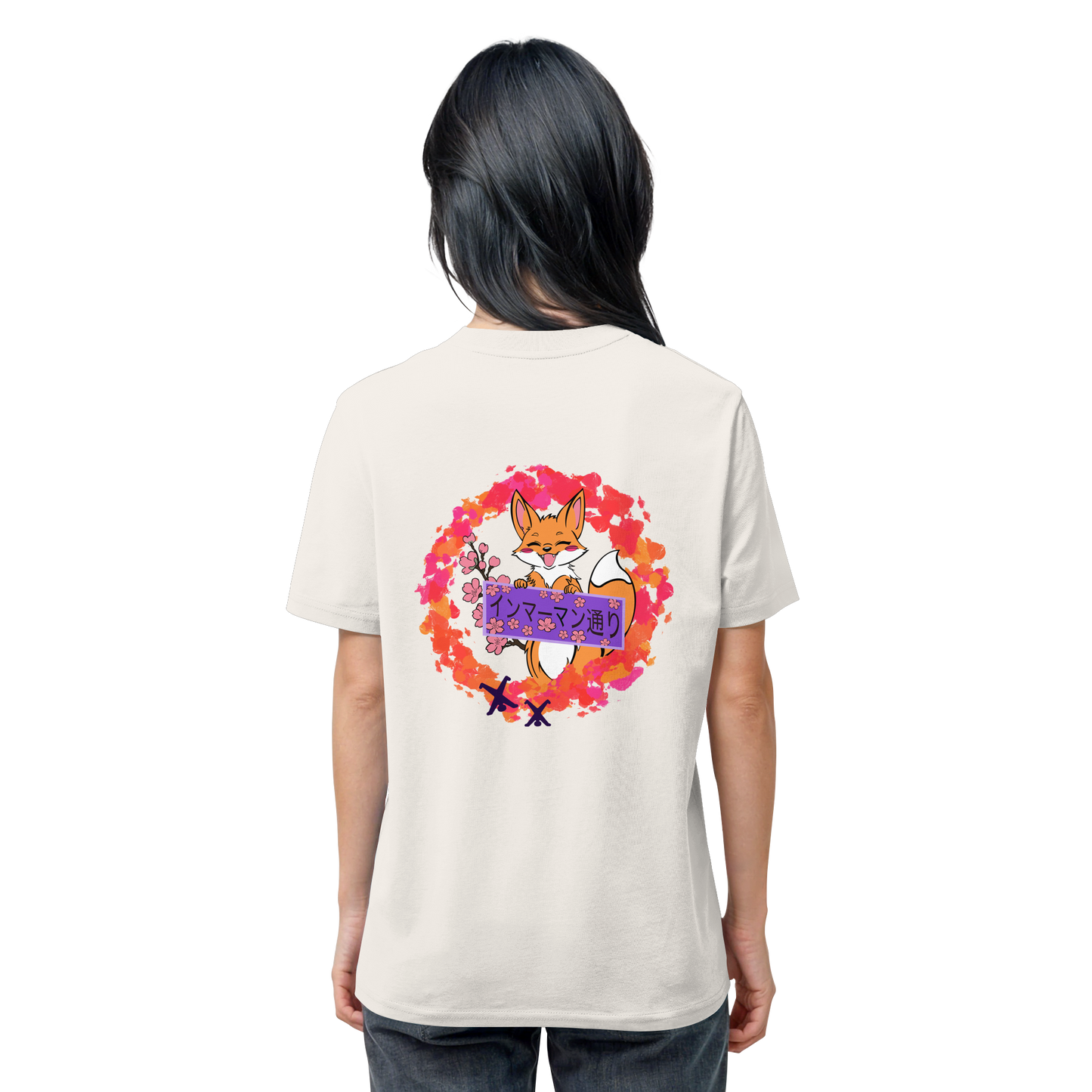 Japan - Fox - Red - Organic Shirt