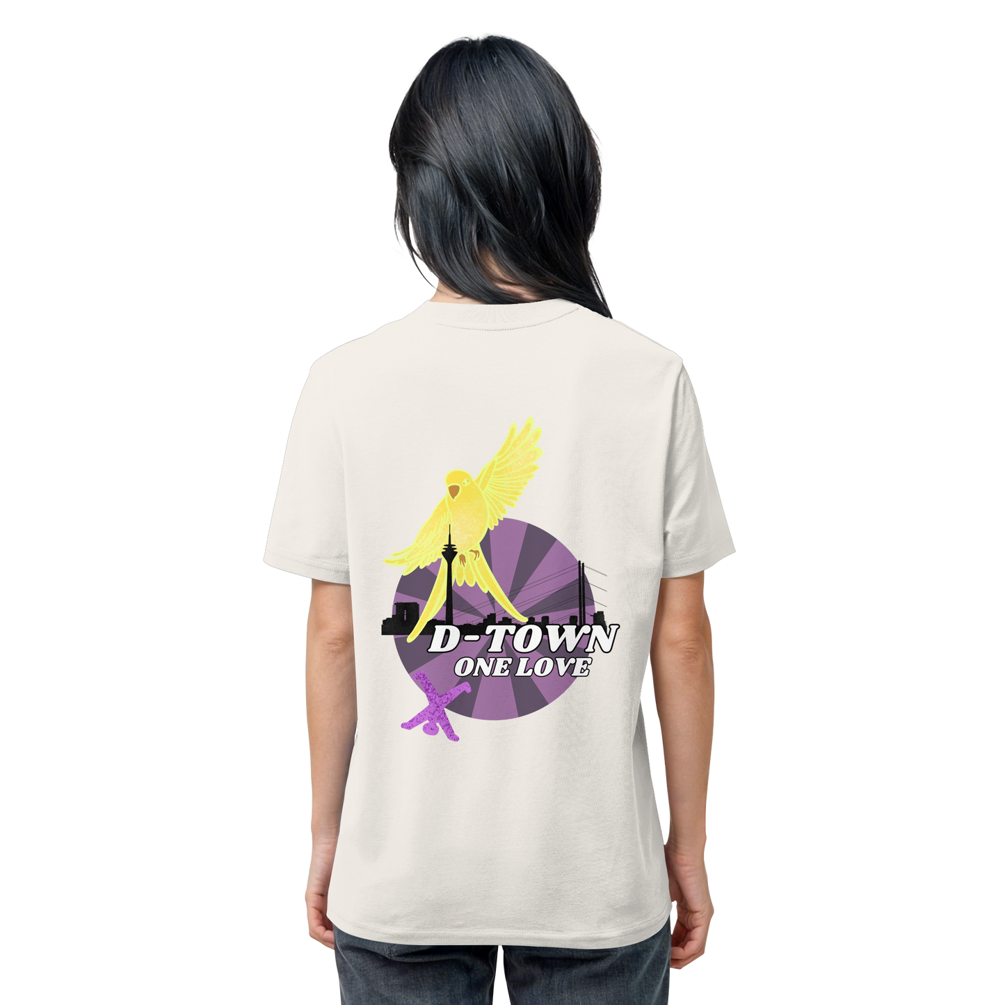 Rising Bird - Yellow - Organic Shirt