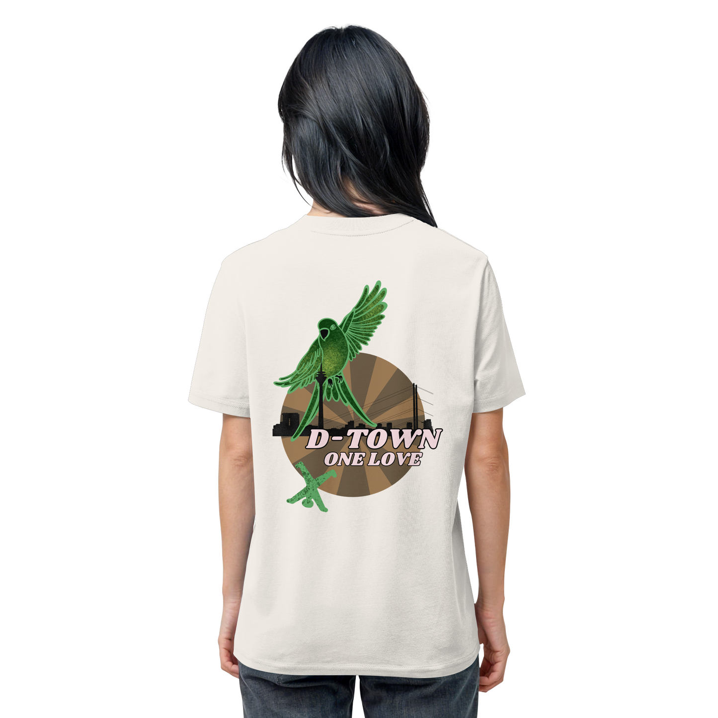 Rising Bird - Maron - Organic Shirt