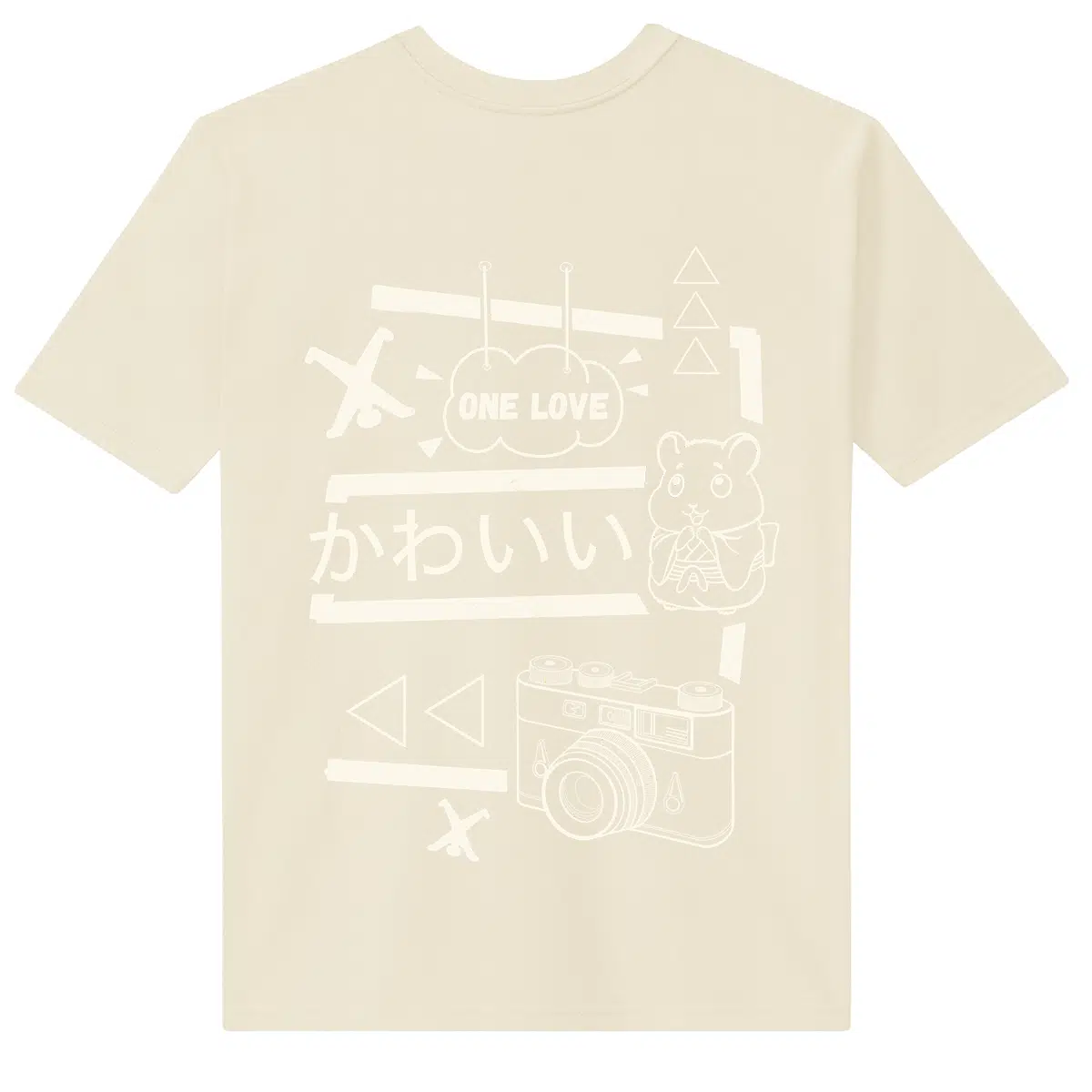 Radschläger Japan – Backprint ONE LOVE T-Shirt