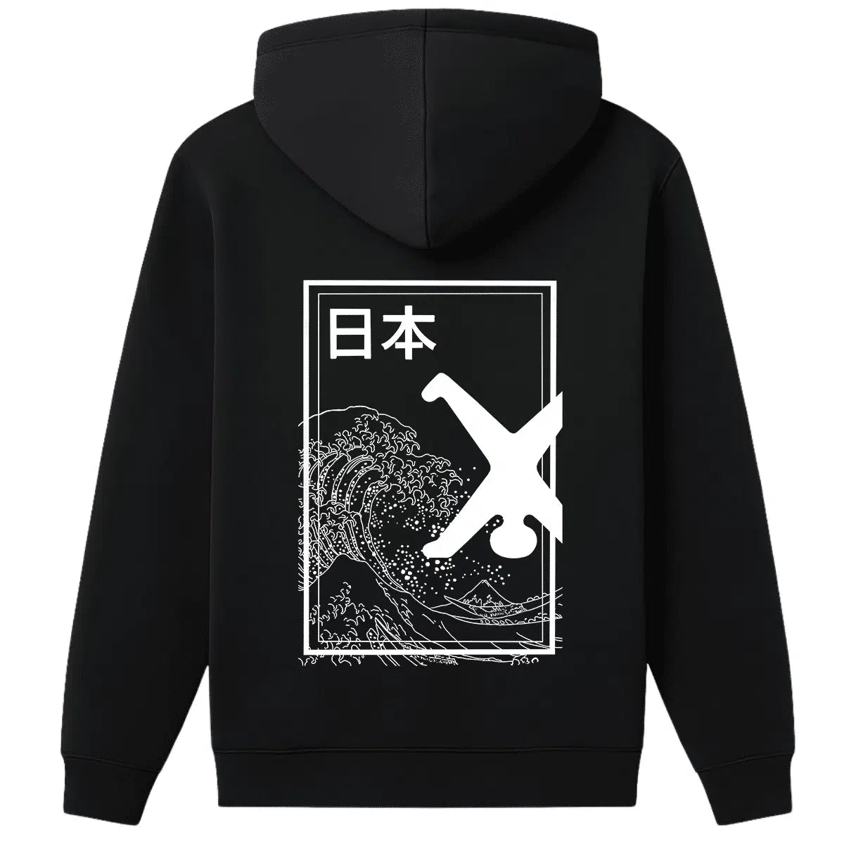 Hoodie japanische Welle