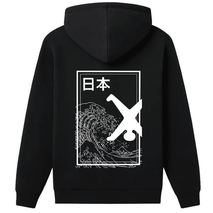 Hoodie japanische Welle