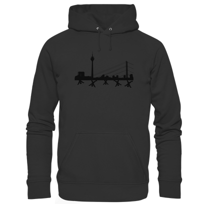 Skyline - Black - Organic Basic Hoodie