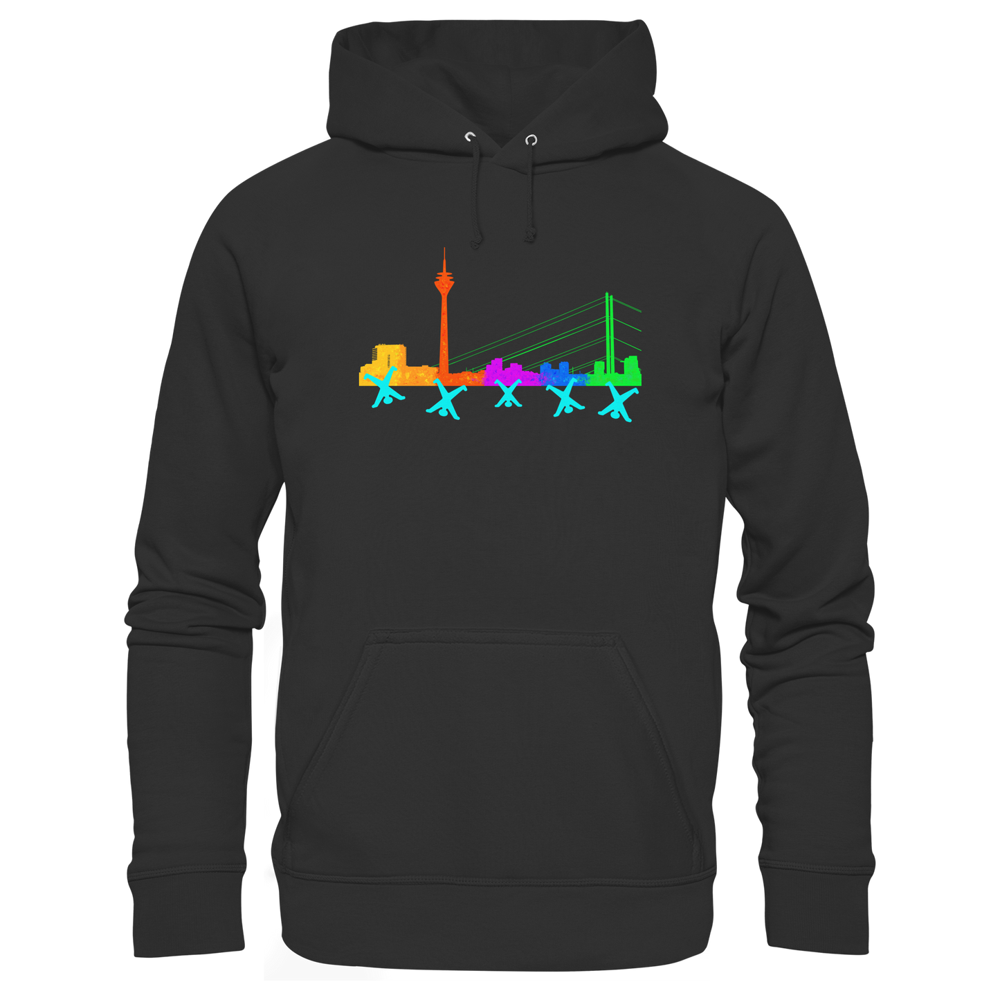 Skyline - Rainbow - Organic Basic Hoodie