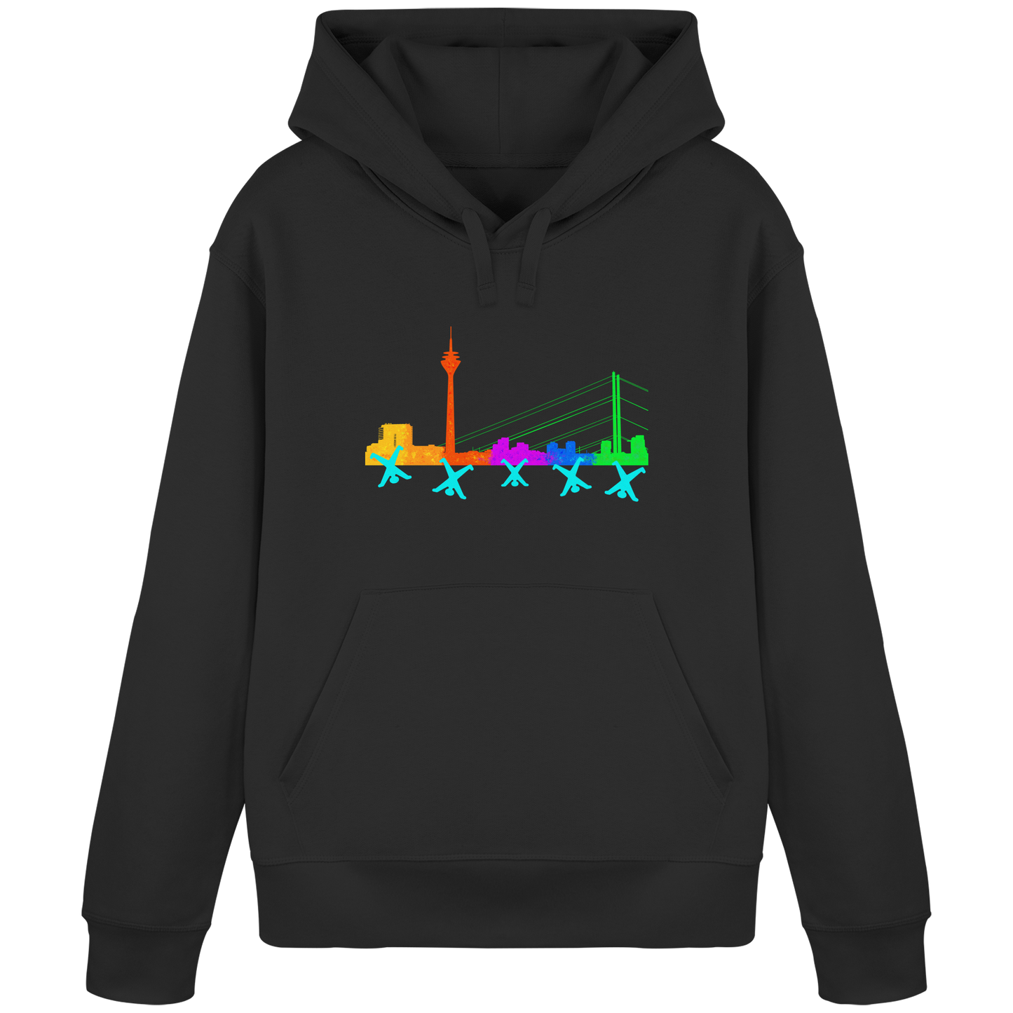 Skyline - Rainbow - Organic Basic Hoodie