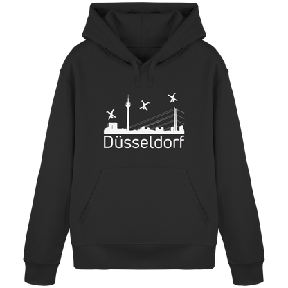 Skyline - Düsseldorf White - Organic Basic Hoodie