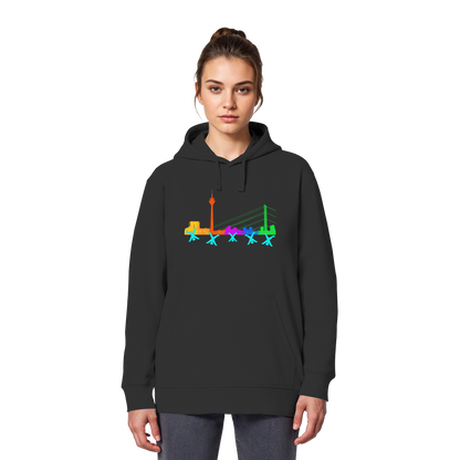 Skyline - Rainbow - Organic Basic Hoodie