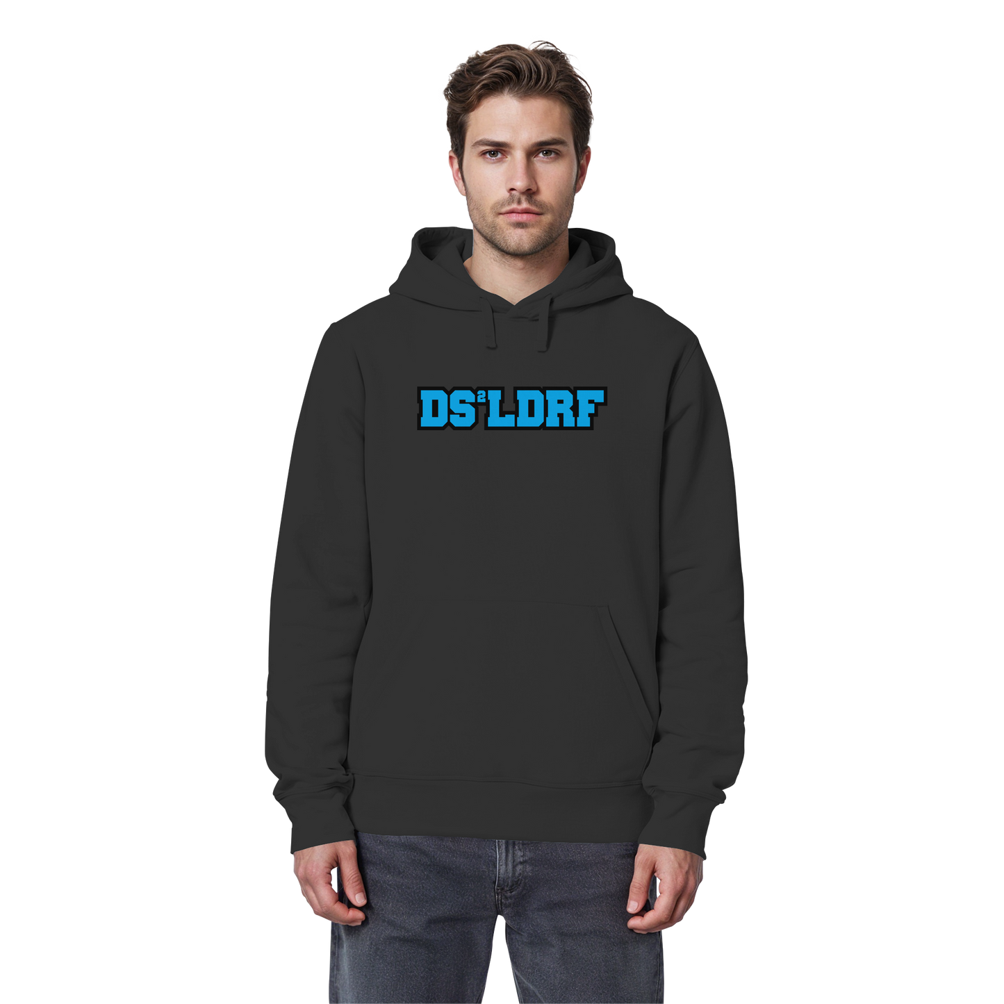 DS²LDRF - Blue Signal Drop - Organic Basic Hoodie