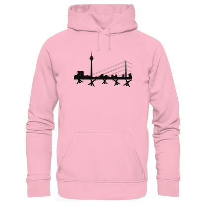 Skyline - Black - Organic Basic Hoodie