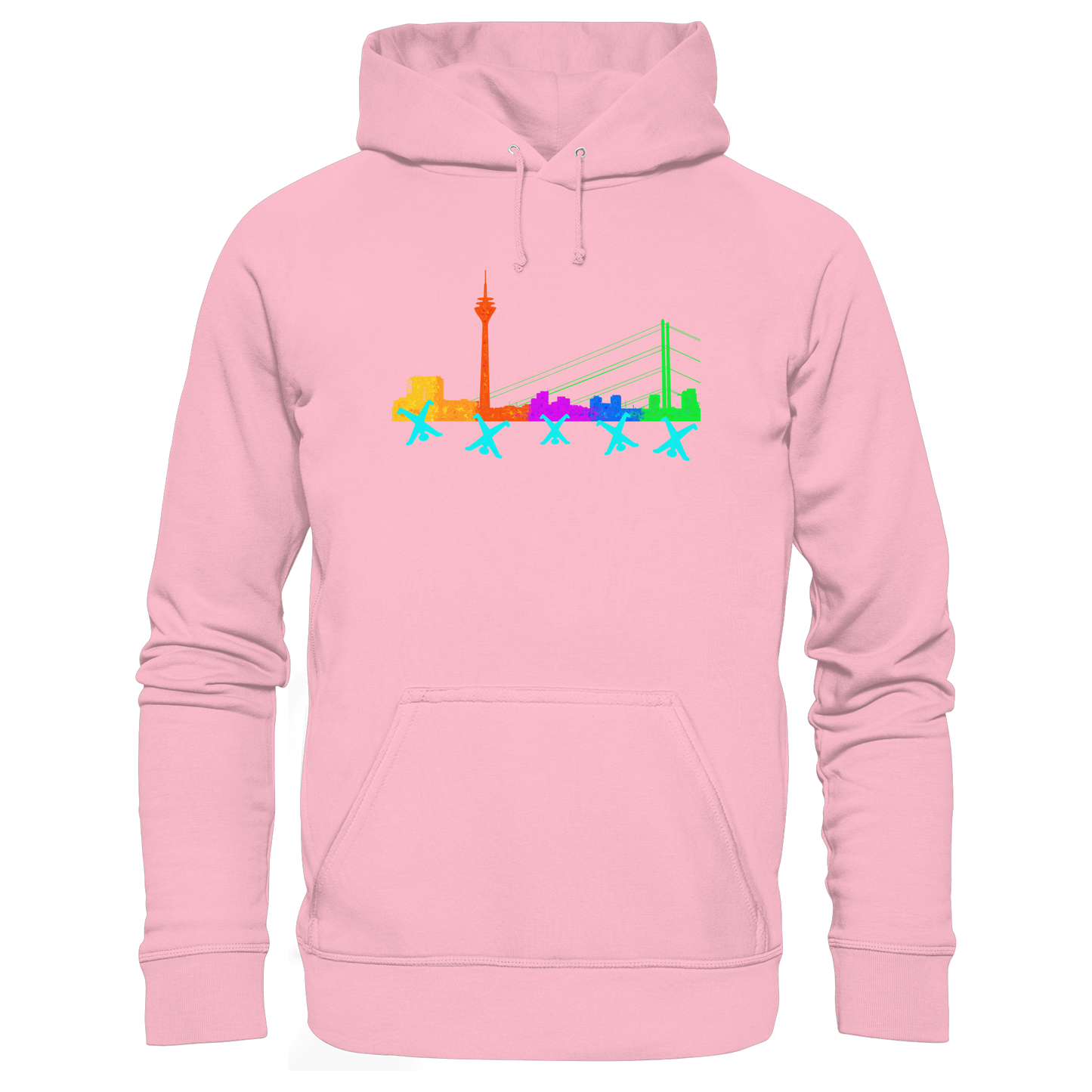 Skyline - Rainbow - Organic Basic Hoodie