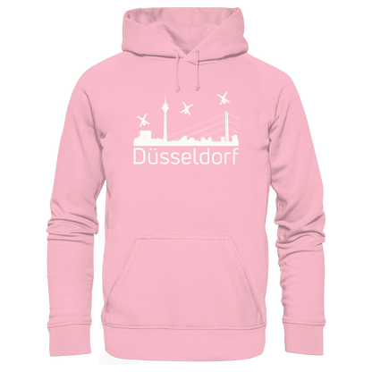 Skyline - Düsseldorf White - Organic Basic Hoodie