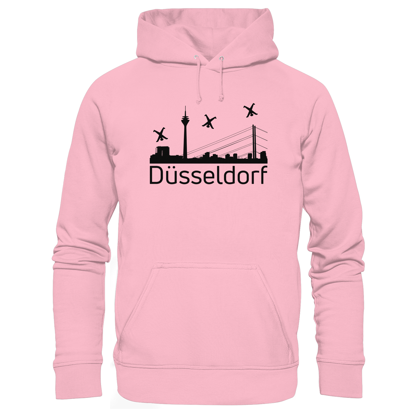 Skyline - Düsseldorf Black - Organic Basic Hoodie