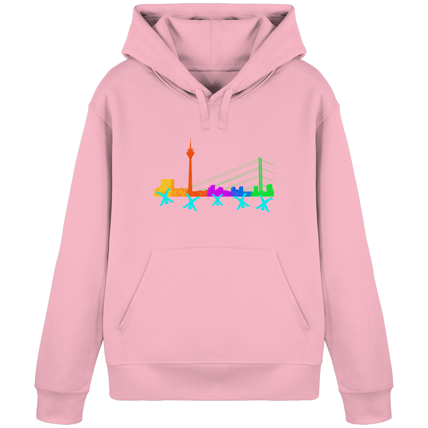 Skyline - Rainbow - Organic Basic Hoodie