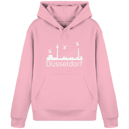 Skyline - Düsseldorf White - Organic Basic Hoodie