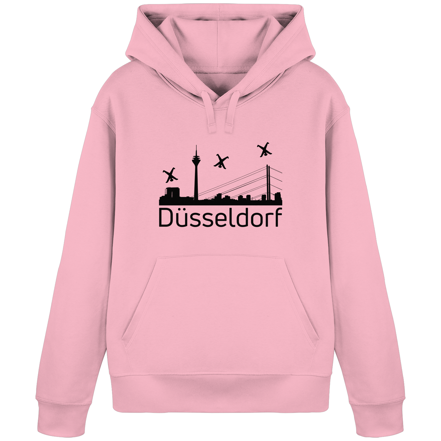 Skyline - Düsseldorf Black - Organic Basic Hoodie