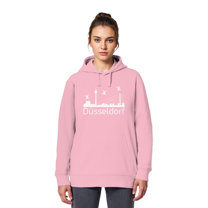 Skyline - Düsseldorf White - Organic Basic Hoodie