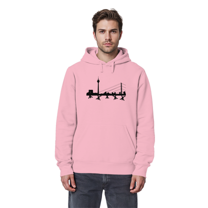 Skyline - Black - Organic Basic Hoodie