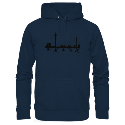 Skyline - Black - Organic Basic Hoodie