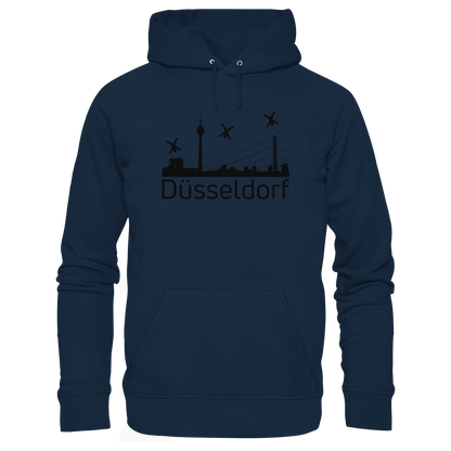 Skyline - Düsseldorf Black - Organic Basic Hoodie