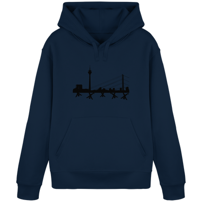 Skyline - Black - Organic Basic Hoodie