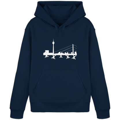 Skyline - White - Organic Basic Hoodie