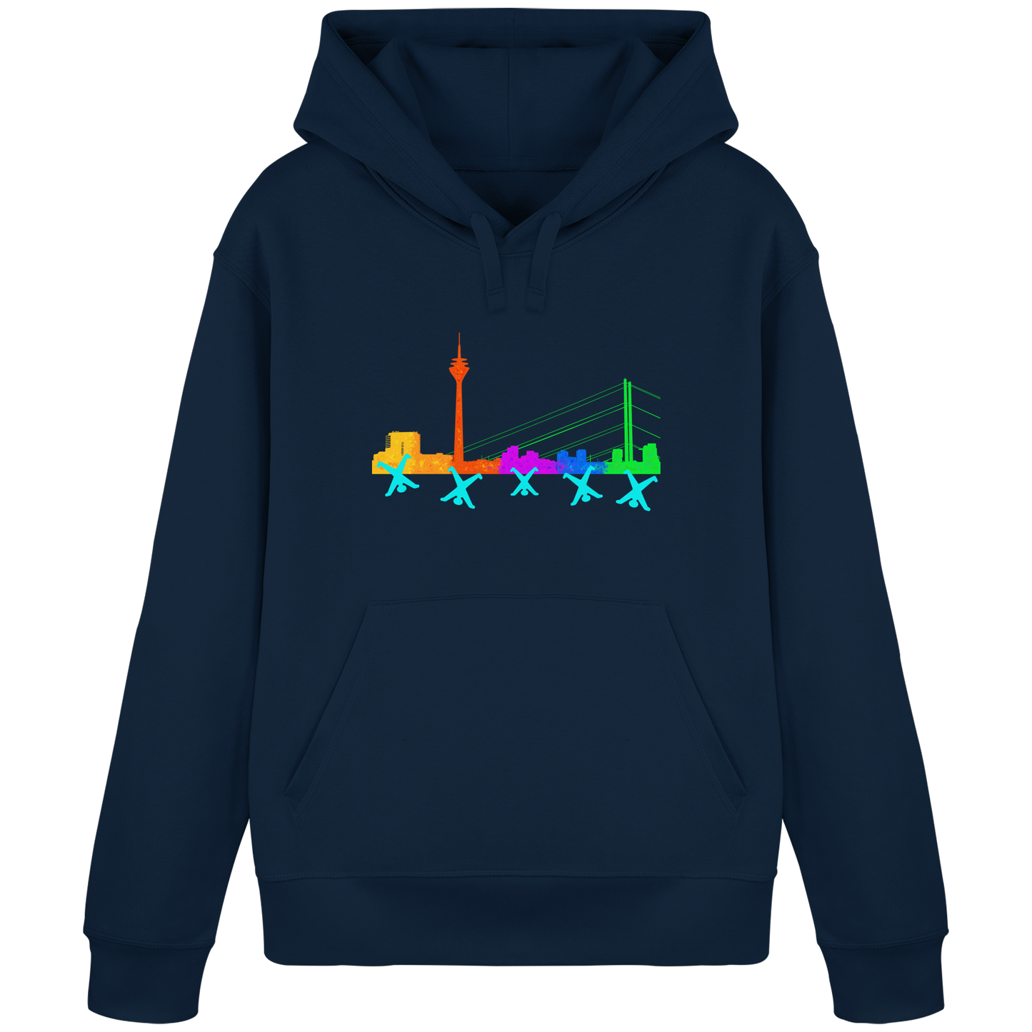 Skyline - Rainbow - Organic Basic Hoodie