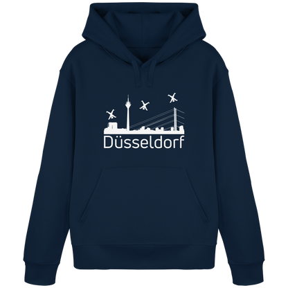 Skyline - Düsseldorf White - Organic Basic Hoodie