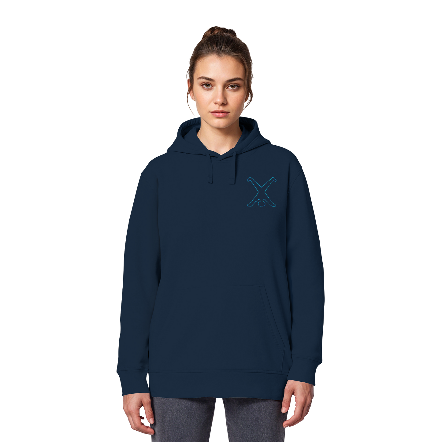 Blue Dust - Organic Basic Hoodie
