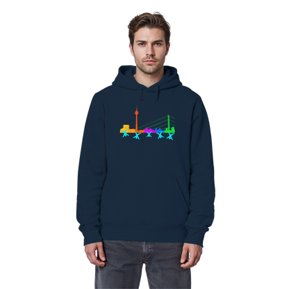Skyline - Rainbow - Organic Basic Hoodie
