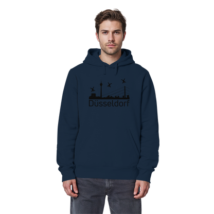 Skyline - Düsseldorf Black - Organic Basic Hoodie