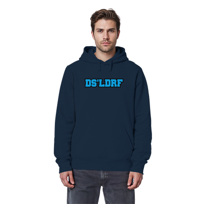 DS²LDRF - Blue Signal Drop - Organic Basic Hoodie