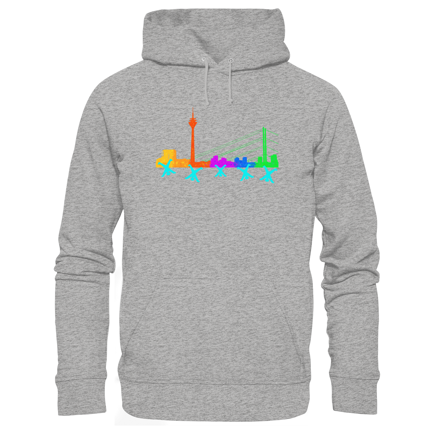 Skyline - Rainbow - Organic Basic Hoodie