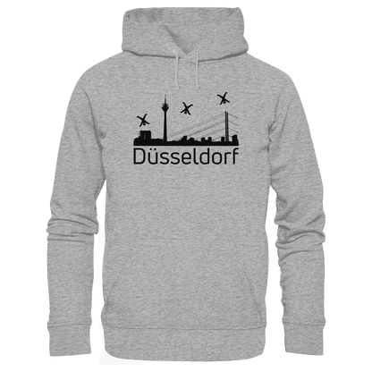 Skyline - Düsseldorf Black - Organic Basic Hoodie