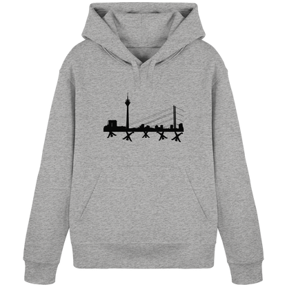 Skyline - Black - Organic Basic Hoodie