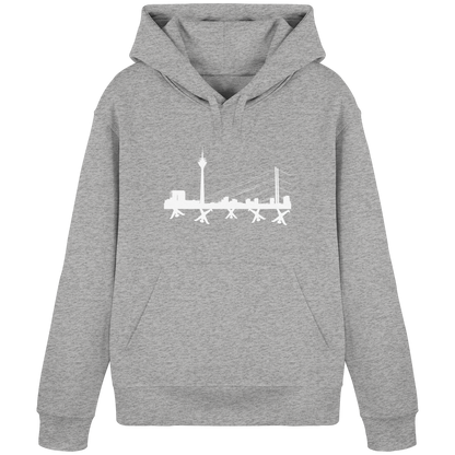 Skyline - White - Organic Basic Hoodie