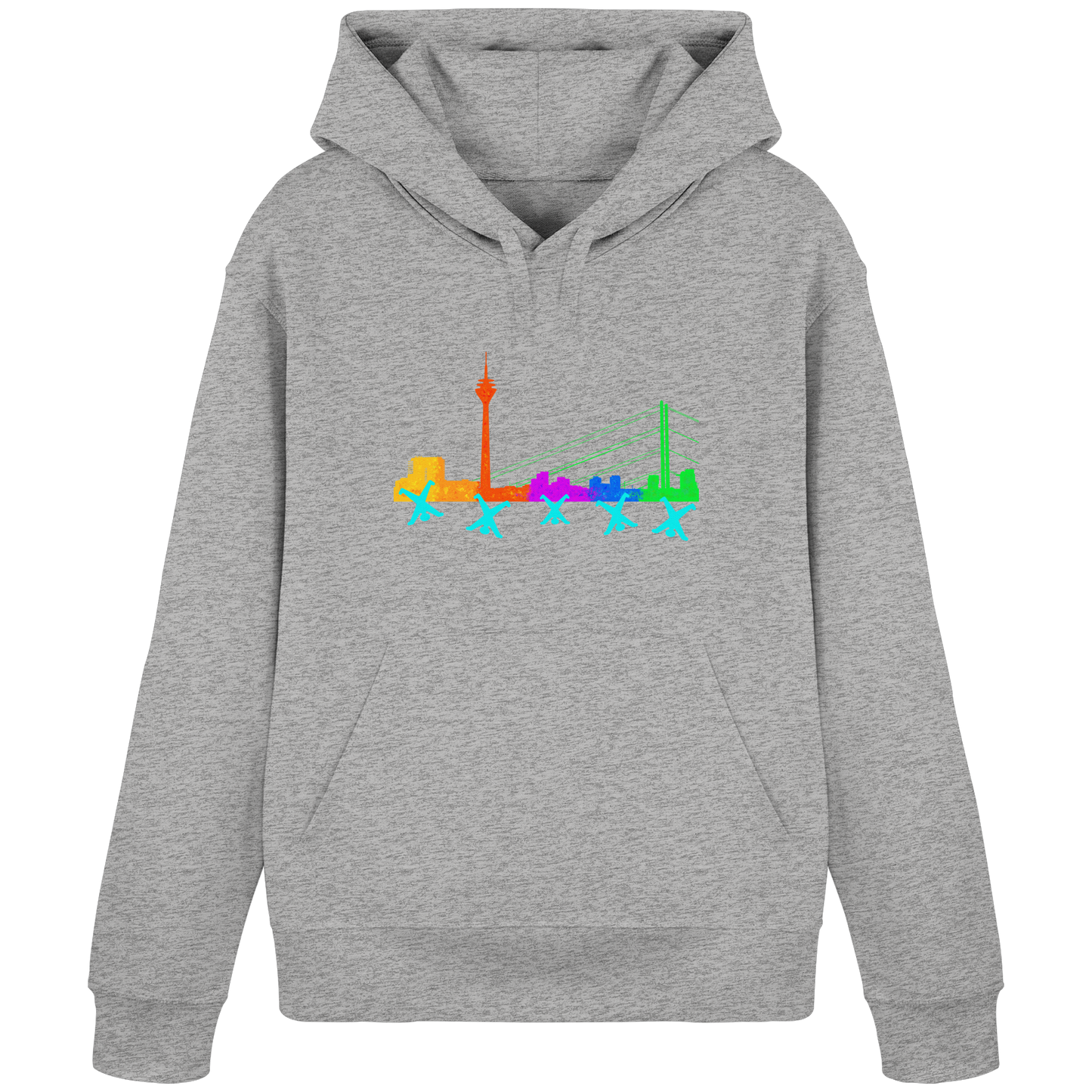 Skyline - Rainbow - Organic Basic Hoodie