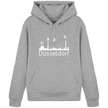 Skyline - Düsseldorf White - Organic Basic Hoodie