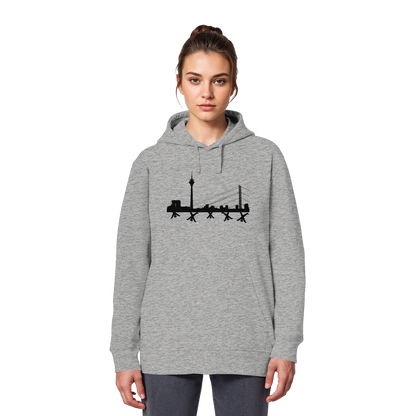Skyline - Black - Organic Basic Hoodie