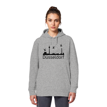 Skyline - Düsseldorf Black - Organic Basic Hoodie